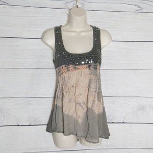 Semi-Sheer Tank Top